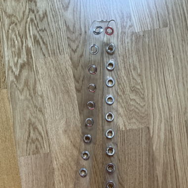 Gürtel durchsichtig 