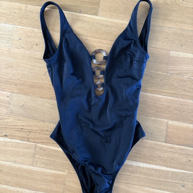 Damen Badeanzug schwarz
