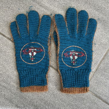 Vivienne Westwood handschuhe blau-braun