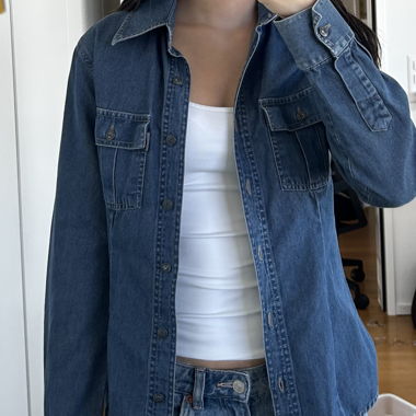 Denim-Hemd