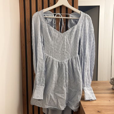 Blue Backless Dress