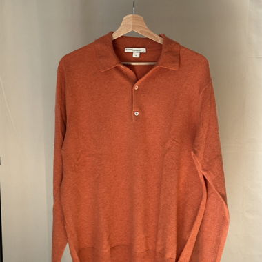 Kinross Cashmere Polo Pullover L/XL