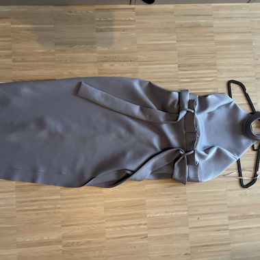 Robe midi bleue ASOS