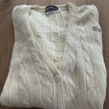 Cardigan Lacoste beige 
