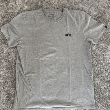 T-shirt Alpha Industries grigio