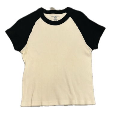 zweifarbiges T-Shirt