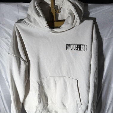White ONEPIECE hoodie
