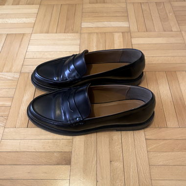 Scarpe mocassino in pelle nera Claudie Pierlot