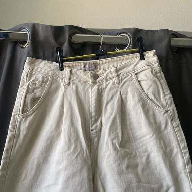 Pantalon beige en coton
