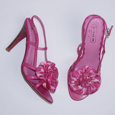 Coach Pink Heels (37.5)