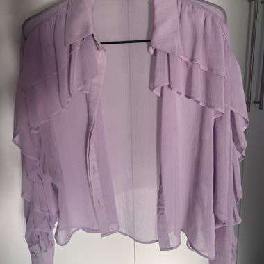Zara Lilac Blouse