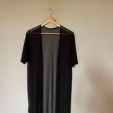 Schwarzes Negliget Gr. M