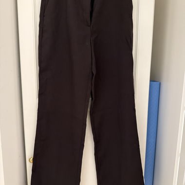 Pantalon en tissu foncé