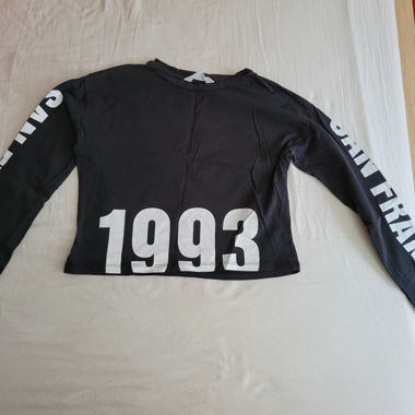 Maglietta nera a maniche lunghe 1993