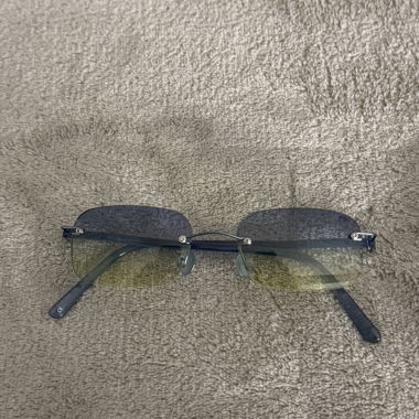 Vintage rahmenlose Sonnenbrille