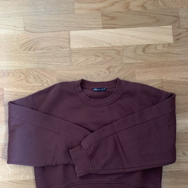 Pullover braun cropped