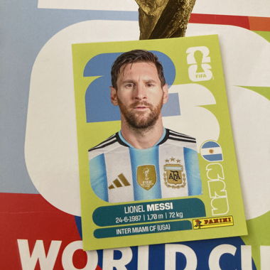 Carte Panini de Lionel Messi