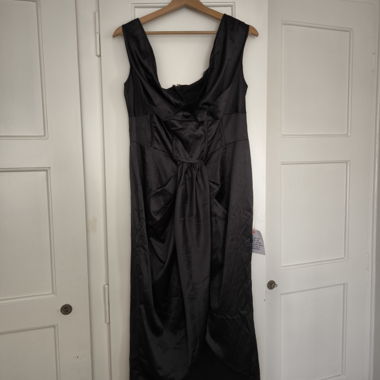 Kleid mit Corsage-Optik vorne