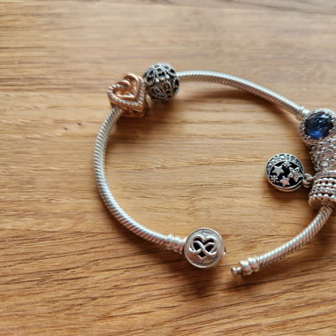 Pandora Bracelet with 5 Charms