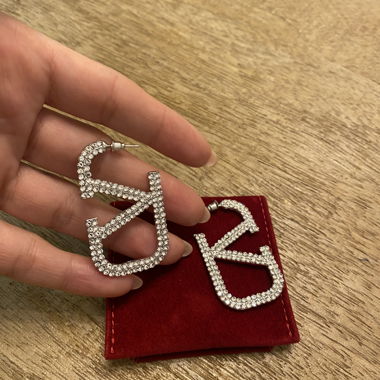 Boucles d’oreilles en strass