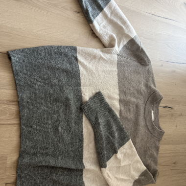 Bicolour Wool Jumper
