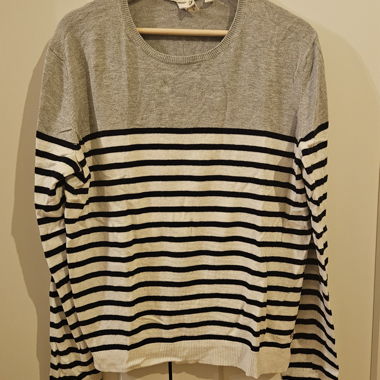 Maglione a righe