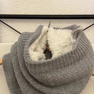  INFINITY SCARF IN GREY