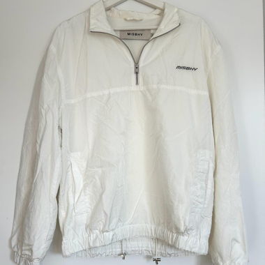 White MISBHV windbreaker jacket