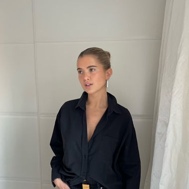 Djerf Avenue breezy shirt black 