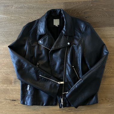 H&M faux leather biker jacket