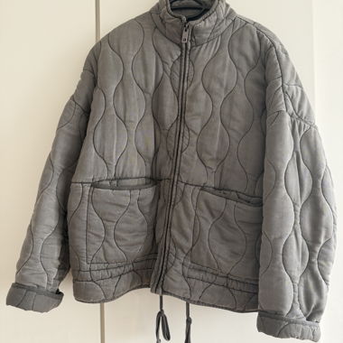 Veste de transition matelassée grise