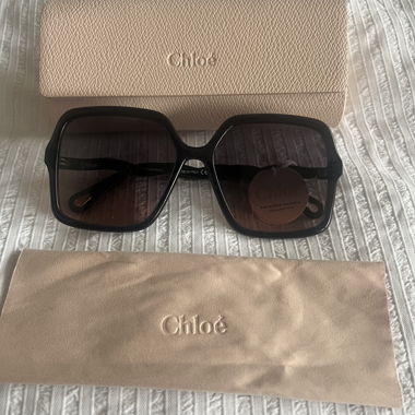 Occhiali da sole Chloé neri