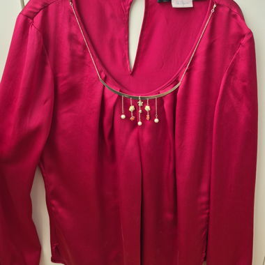 Bordeaux Bluse