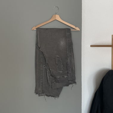 Tonal Studios distressed baggy trousers
