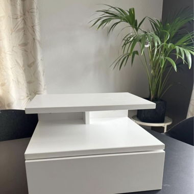 Table de nuit blanche (2x)
