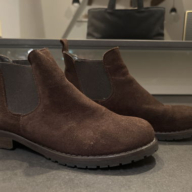 Braune Stiefel