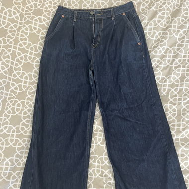 Stradivarius Blue Baggy Jeans Gr. M/38