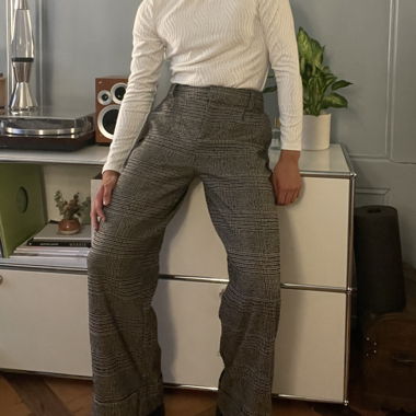 Pantalon à carreaux