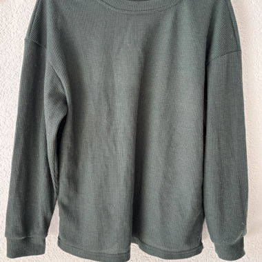 Maglione verde kaki XS