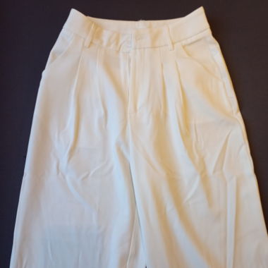 Pantalon blanc pour femme