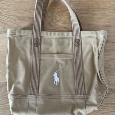 Polo Beige Tote Bag