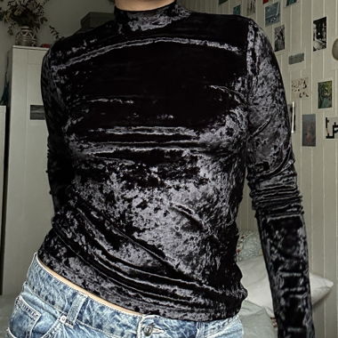 velvet long sleeve