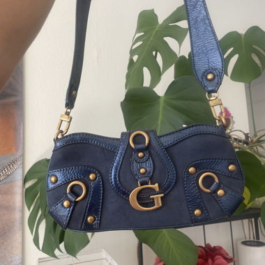 Sac à main Guess bleu marine