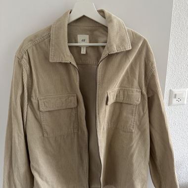 H&M Cordjacke beige