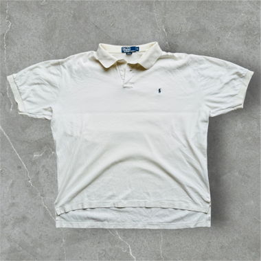 Vintage Ralph Lauren Poloshirt -Grösse XL- weiss