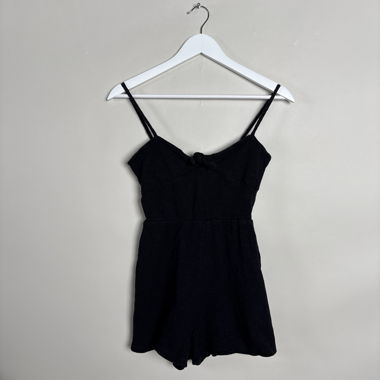 Schwarzer Romper Playsuit