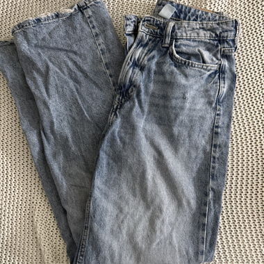 Wide Jeans mit Ultrahoher Taille