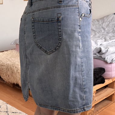 Blasting light blue denim skirt size 54