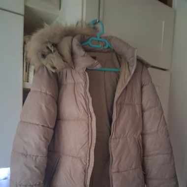 Winterjacke mit Kapuze Fell 