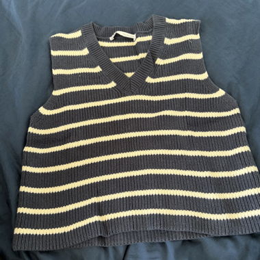 Veste en maille rayée ZARA